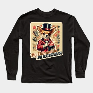 Magician Chihuahua Long Sleeve T-Shirt